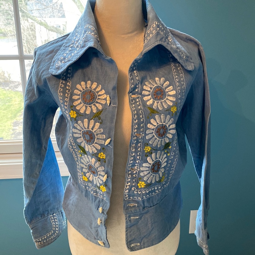 Vintage Embroidered cotton Jacket